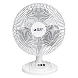 BEYOND BREEZE Oscillating Table Fan for Bedroom, 12-Inch & 3 Speeds, White