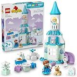 LEGO DUPLO Disney Anna and Elsa’s Frozen Castle Party - Toddler Toy for Girls and Boys 2+ - Building Blocks for Pretend Play and Sensory Development - Preschool Learning Gift for Kids - 10455