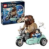 LEGO Harry Potter Hagrid & Harry's Motorcycle Ride Building Toy - Kids Motorcycle Toy for Boys and Girls, Harry Potter Fans, Ages 9+ - Gift Idea for Birthdays - 76443