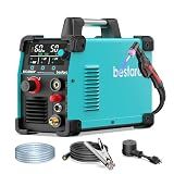 Bestarc 50A Plasma Cutter Machine [Pilot Arc], 110/220V Dual Voltage, 3/4" Max Cut on Steel, Aluminum & Copper, LED Display, Air Sensor, Post Flow, 2T/4T Mode DIY, Home Garage & Workshop
