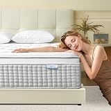 Volantica Full Size Mattress, 12 Inch Memory Foam Hybrid Mattress in a Box with Pocket Springs for Motion Isolation, Pressure Relief, Medium Firm, CertiPUR-US