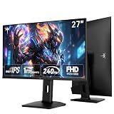 KTC 27 Inch 240Hz Gaming Monitor, 1080P Computer Monitor Fast IPS, H27F7