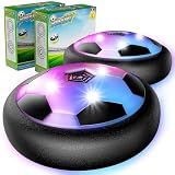 HopeRock 2 Pack Hover Soccer Ball for Kids Ages 3-12, Light-Up Soccer Toy