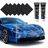Nano Sparkle Cloth Car Scratch Remover for Vehicles, Nano Magic Cleaning Cloth for Minor Car Paint & Scratch Repair, Car Polish, Swirl & Water Spots Remover
