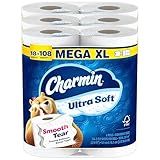 Charmin Ultra Soft Toilet Paper, 18 Mega XL Rolls = 108 Regular Rolls