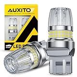 AUXITO Latest 7440 7443 LED Bulb White Reverse Lights, 700% Brighter 7441 7444 T20 992 WY21W LED Bulbs with Projector for Backup Parking Tail Brake Signal DRL Marker License Plate Light, Pack of 2