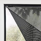 SCHRLING No Drill Cordless Light Filtering Window Shade, Transparent Temporary Shade for Filtering Glare, 39" W x 63" L with Suckers, for Living Room, Bedroom