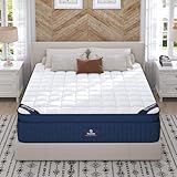 SUAYEA California King Size Mattress, 12 Inch Cal King Mattress in a Box, Medium Pocket Spring and Gel Memory Foam for Superior Comfort, Pressure Relief, Strong Edge Support