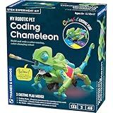 Thames & Kosmos My Robotic Pet: Coding Chameleon STEM Building & Experiment Kit | Color-Sensing Coding Robot for Boys & Girls Ages 8+, Screen-Free Educational Fun, Robotic Reptile with 3 Play Modes
