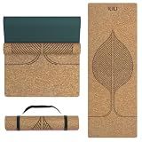ILILI Cork Yoga Mat Eco-Friendly 1/4 Inch Thick