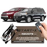 Start-X Plug N Play Remote Starter Kit for Toyota Highlander 2014-2019, C-HR 2018-2019, Land Cruiser 2016-2018 / Push to Start