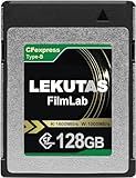 LEKUTAS 128GB CFexpress Type B Memory Card, R1600MB/s W1000MB/s CFX xqd Cards Type B for Cameras 8K RAW, Compatible with Nikon Z6/Z7/D6, Canon EOS-1DXMark III/EOS-R5, Panasonic S1/S1R, DJI Ronin 4D