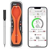 ThermoPro TempSpike 500 ft Wireless Meat Thermometer Digital, Bluetooth Meat Thermometer Wrieless for Beef Lamb Chicken Turkey, Smoker Acccessories for Rotisserie Sous Vide BBQ Oven Air Fryer