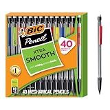 BIC Xtra Smooth Mechanical Pencil, 0.7 mm Medium Point, 40-Count Pack