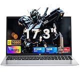 MALLRACE Gaming Laptop,Ryzen 3 4300U (Beat AMD Ryzen 5 3500U,up to 3.7GHz) 16GB DDR4 RAM 512GB SSD Business Laptop with Webcam,Type-C,62.7Wh Battery,Numeric KB,Silver