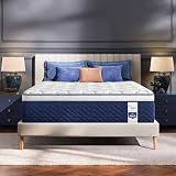 RRESTA Medium Firm Queen Mattress 14 Inch - Hotel Collection Hybrid Mattress with 7-Zone Support for Spinal Alignment, Extra Back & Hip Support, Fiberglass-Free, CertiPUR-US Certified, 365-Night Trial