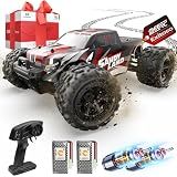 DEERC 9300E Remote Control Car High Speed RC Cars for Kids Adults 1:16 Scale 40 KM/H 4WD Off Road Monster Trucks,2.4GHz All Terrain Toy Trucks with 2 Rechargeable Battery