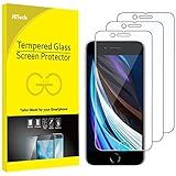 JETech Screen Protector for iPhone SE 3/2 (2022/2020 Edition), 4.7-Inch, Tempered Glass Film, 3-Pack