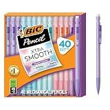 BIC Xtra-Smooth Mechanical Pencils, 0.7 mm Medium Point, 40-Count