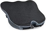 Wedge Car Seat Cushion for Better Visibility & Sciatica Pain Relief