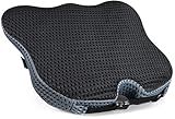 Wedge Car Seat Cushion for Better Visibility & Sciatica Pain Relief - High Density Memory Foam, Non-Slip Ergonomic Car Seat Cushion for Driving, Universal Fit for Car, SUV,Truck & Tractor