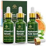 Tree of Life Face Serum Skin Care, Facial Serum for Women and Men, Set of 3