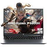ACEMAGIC 2025 AMD Laptop, Laptop Computer with AMD Ryzen 7 6800H (8C/16T, Up to 4.7GHz), 16GB DDR5 512GB NVMe SSD Windows 11 Laptop, 16-inch FHD Display, WiFi 6,Backlit KB