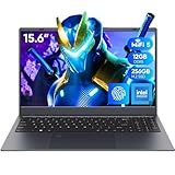 Coolby 15.6inch Laptop, 12GB RAM/256GB SSD, 1920x1080 IPS Display, Intel N95(Beats N5095) Quad Core Laptop Computer, Support Fingerprint, WiFi 5, BT