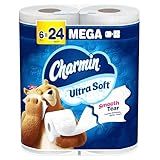 Charmin Ultra Soft Toilet Paper 6 Mega Rolls = 24 Regular Rolls