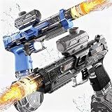 2 Pack Water Gun for Kids Boys, Squirt Water Gun for Kids with LED Light