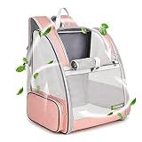 Texsens Innovative Traveler Bubble Backpack Pet Carriers for Cats and Dogs