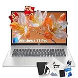 HP Flagship 17 Touchscreen Laptop Computer - 17.3" Anti-Glare HD+ Display, Windows 11 Pro, Copilot, AMD Ryzen 5 7430U (up to 4.3GHz), Wi-Fi 6, Fast Charge, Numeric Keypad | 16GB RAM + 1TB SSD