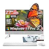 Dell 27" Touchscreen All-in-One Desktop Computer PC for Business, Intel Core 7 150U, 32GB DDR5 RAM, 1TB SSD, FHD IPS Display, NVIDIA GeForce MX570A, Wins 11 Pro, Wi-Fi 6E