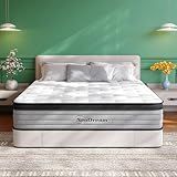 NeoDream King Size Mattress, 12 Inch Hybrid Matress with Memory Foam & Individual Pocket Springs, King Mattress in a Box, Medium Firm Feel, Pressure Relief, Edge Support, Motion Isolation