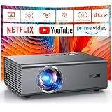 4K-Projector with WiFi and Bluetooth, AI Auto Focus&6D Keystone Dolby Audio HDR10+, KOGATA Smart Projector with Built-in Apps, Outdoor Movie Portable for Home Theater, Bedroom, Ceiling