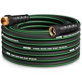 Heavy Duty Garden Hose 25ft, NON-EXPANDABLE Flexible Water Hose, Kink Resistant Lightweight Hybrid Hose, Leakproof Hose Male to Female Fittings