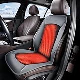 FLORICH Car Seat Covers Universal Car Seat Cushion Comfortable Leather&Plush Seat Cushion Automatic Seat Protector Fit for Car SUV Truck Van, Gray&Black