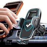 Hoarahloux 2026 New Car Vent Phone Holder [Thick Cases Friendly] Rotatable Universal Phone Mount for Your Car with Wide Clamp, Car Phone Holder Mount for iPhone 17 Pro Max 15 14 13 Samsung S25