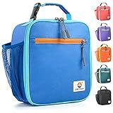 CaCTOUR Lunch Box Kids,Premium Insulated Lunchbox for Girls Boys,Soft Bag Mini Cooler Back to School Thermal Reusable Lunch Bag for Work School Picnic (Blue)