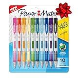 Paper Mate Clearpoint Mechanical Pencils, 0.7mm HB #2 Pencil Lead, 2 Pencils, Assorted Fashion Barrel Colors, 10 Count - Back to School Essentials, Note-Taking, Teacher Supplies