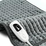 Electric Heating pad for Back Neck Shoulder Knee Arms Legs- Electric Heat Pads with 6 Heat Settings & Auto Shut Off &Dry/Moist Heat Heating Pad for Birthday Mother Father Girl Men Women