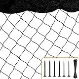 BSTPCOO Bird Netting for Chicken Coop, 25'x50' with 2.4" Square Mesh Poultry Netting Heavy Duty Nylon Nettings for Garden, Aviary Net Fruit Tree Nettings