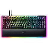 Razer BlackWidow V4 Pro Wired Mechanical Gaming Keyboard: Orange Switches Tactile & Quiet - Doubleshot ABS Keycaps - Command Dial - Chroma RGB - Magnetic Wrist Rest Snap Tap