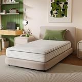 Novilla Twin XL Mattress, 6 Inch TXL Size Mattresses in a Box with Smarts™ Coil for Pressure Relief, Medium Plush Foam and Spring Hybrid Colchones with CertiPUR-US Certified for Kids