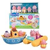 Peppa Pig Boat Adventure Bath Toy Set by TOMY Toomies - Kids Water Toys
