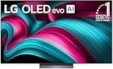 LG 77-Inch Class OLED evo AI 4K C5 Series Smart TV w/Dolby Atmos, Dolby Vision, HDR10, AI Super Upscaling 4K, Filmmaker Mode, Wow Orchestra, Alexa Built-in (OLED77C5PUA, 2025)