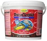 Tetra Cichlid Flakes, Nutritionally Balanced Fish Food for All Cichlids, 1.75 Pounds