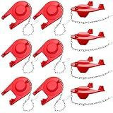 Peryiter 10 Pcs 2 Inch Toilet Flapper Replacement Kit Universal Toilet Plug Flapper with Stainless Chain for Flush Valves Water Saving