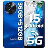 DOOGEE Note 59 Pro+ 5G Unlocked Phone, Android 15 Cell Phone, 5G Dual SIM,36GB+512GB/2TB Expand, 6.75" HD+ 120Hz Display, 50MP AI Camera, 6250mAh, Face & Fingerprint Unlock/Widevine L1/NFC/GPS