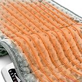 Electric Heating pad for Back Neck Shoulder Knee Arms Legs- Electric Heat Pads with 6 Heat Settings & Auto Shut Off Heat Heating Pad for Birthday Mother Father Girl Men Women